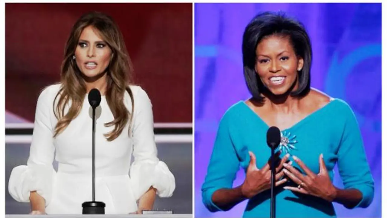 Melania Trump dan Michelle Obama