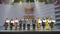 Kapolri Jenderal Listyo Sigit Prabowo menghadiri acara Festival Nusantara Gemilang yang merupakan rangkaian menyambut Hari Bhayangkara ke-76 di Ciputra Artpreneur, Jakarta Selatan, Selasa (28/6/2022). (Ist)