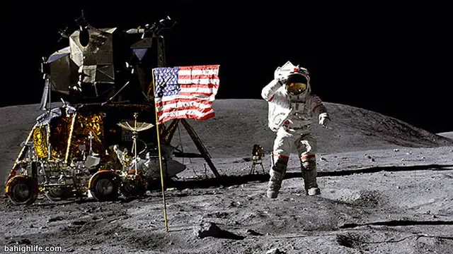 Astronaut Buzz Aldrin di Bulan (NASA)