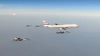 Momen Presiden Mesir El-Sisi Tiba di Jakarta Dikawal Sukhoi dan F-16