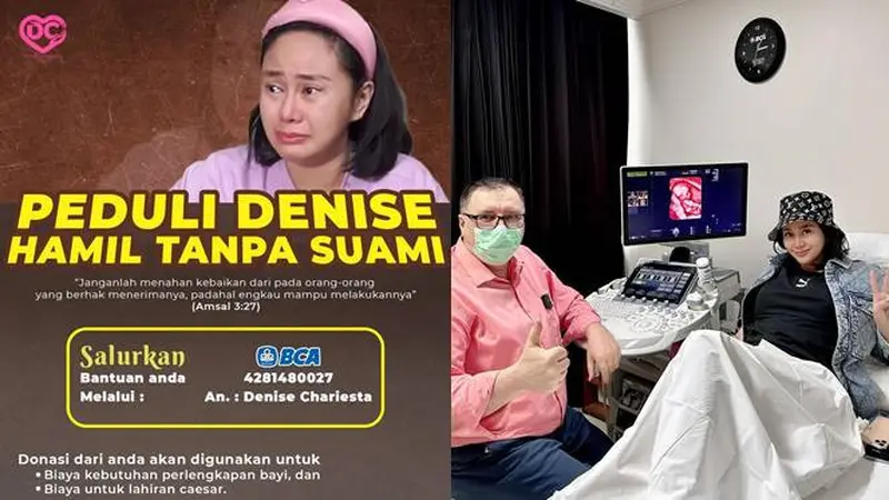 7 Potret Terbaru Denise Chariesta Hamil Tanpa Suami, Minta Sumbangan Buat Lahiran