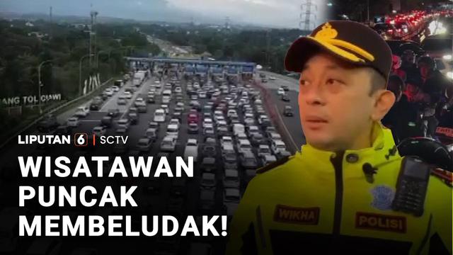 Di hari kedua lebaran, kawasan Puncak, Kabupaten Bogor, Jawa Barat, ramai diserbu wisatawan. Pada Minggu malam, usai rekayasa satu arah kembali dibuka, arus kendaraan ke arah Puncak macet parah, termasuk di jalur alternatif Gunung Geulis Megamendung.