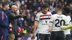 Manchester United kembali gagal menang pada pertandingan pekan ketujuh Liga Inggris. Mereka ditahan tuan rumah Aston Villa dengan skor 0-0. (AP Photo/Rui Vieira)