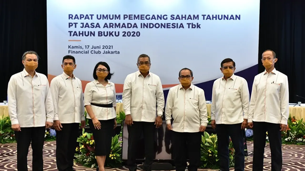 RUPST PT Jasa Armada Indonesia Tbk (IPCM), pada Kamis, 17 Juni 2021 (Dok: Istimewa)