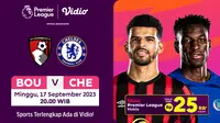 Link Siaran Langsung Bournemouth vs Chelsea, 17 September 2023, (Dok. Vidio)