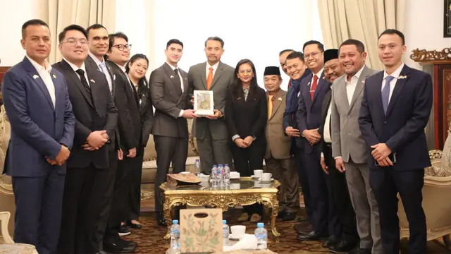 Verrell Bramasta saat kunjungan kerja ke Mesir.