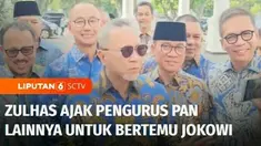 Ketua Umum Partai Amanat Nasional, Zulkifli Hasan, mengajak seluruh pimpinan partai dari berbagai daerah untuk bertemu Presiden Joko Widodo di Istana Negara. Zulkifli Hasan membantah jika pertemuan dengan Jokowi untuk membahas komposisi kabinet di pe...