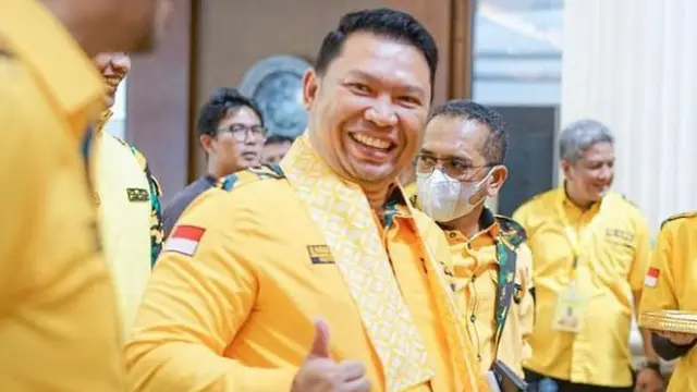 Ketua Umum PP Angkatan Muda Partai Golkar (AMPG) Ilham Permana