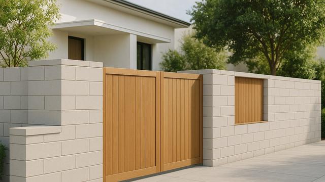 Model Pagar Batako Sederhana Minimalis