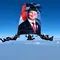 Foto Prabowo Berkibar di Langit Saat HUT Polri
