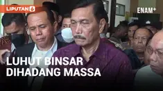 Usai Jadi Saksi Kasus Hariz Azhar, Luhut Bansir Dihadang Massa hingga Terjadi Kericuhan