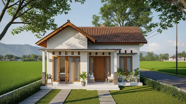 Rumah Kecil di Desa Tapi Terasa Adem dan Nyaman yang Bikin Betah