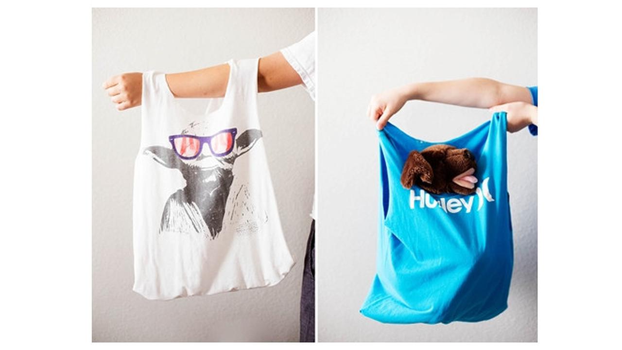 Cara Membuat Tas dari Kaos Bekas