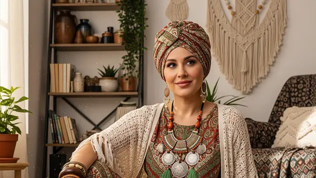 Prompt Gemini AI Wanita Berhijab/ Ilustrasi Gemini AI