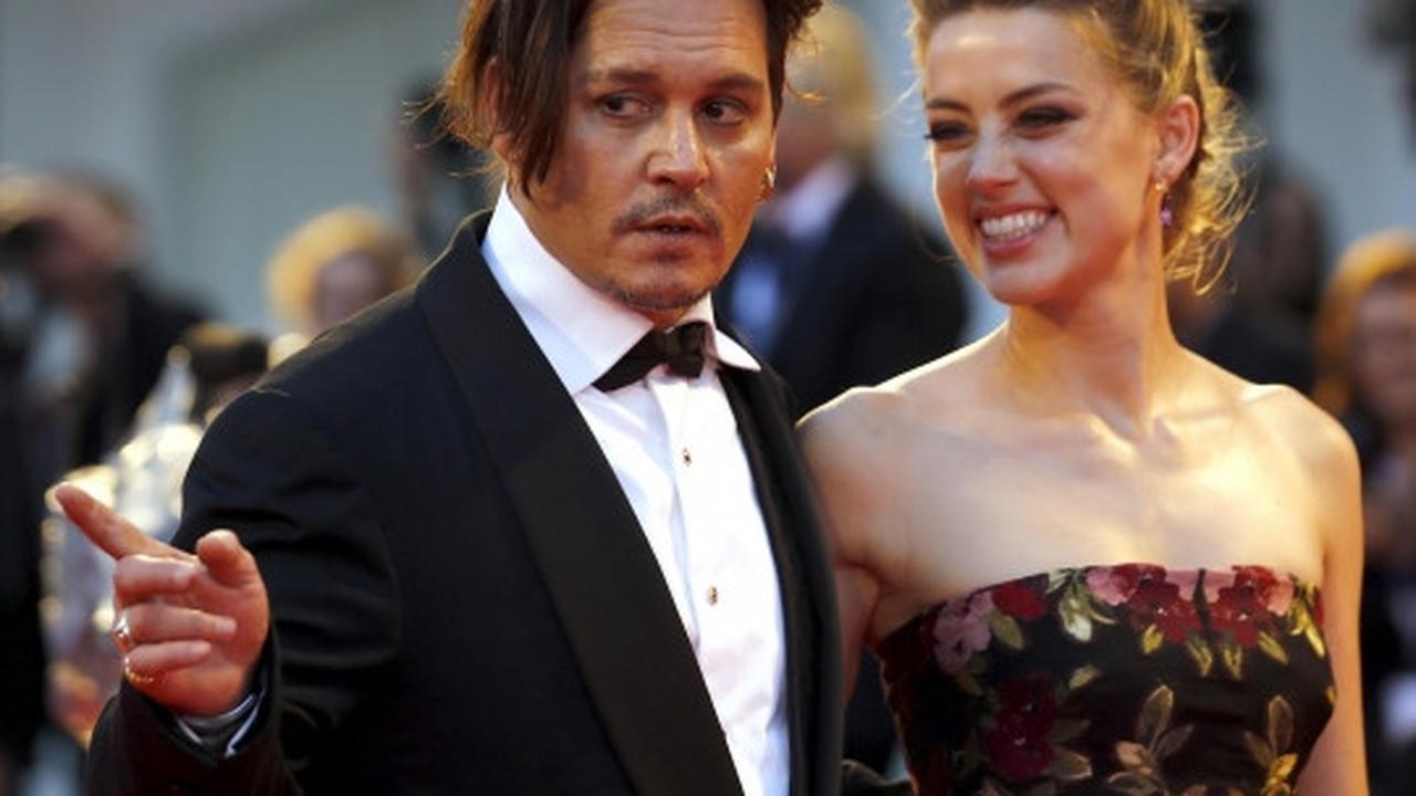 Kemesraan Johnny Depp dan Amber Hard hadiri Venice Film Festival