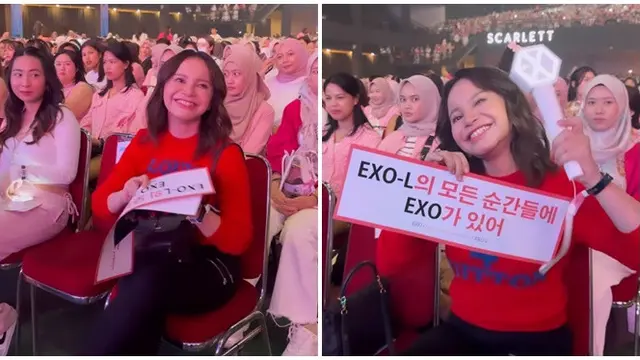 Potret 6 Artis Hadiri Acara Meet and Greet EXO, Antusias Bertemu Sang Idola