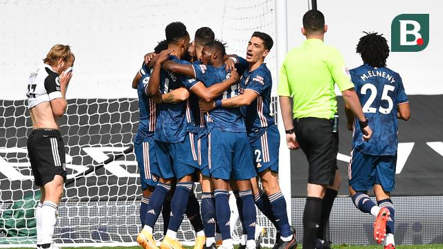 Hasil Liga Inggris Arsenal Pesta Gol Di Kandang Fulham Inggris Bola Com