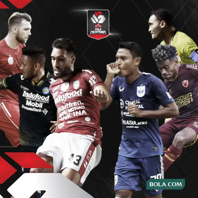 Marco Simic, Wander Luiz, Willian Pacheco vs Fandi Eko, Yakob Sayuri, Rizky Pora