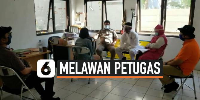 VIDEO: Pelumur Kotoran Manusia ke Petugas Nakes di Surabaya Jadi Tersangka