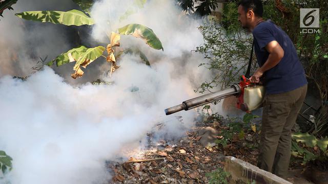 Populasi Nyamuk Meningkat, Warga Depok Lakukan Fogging