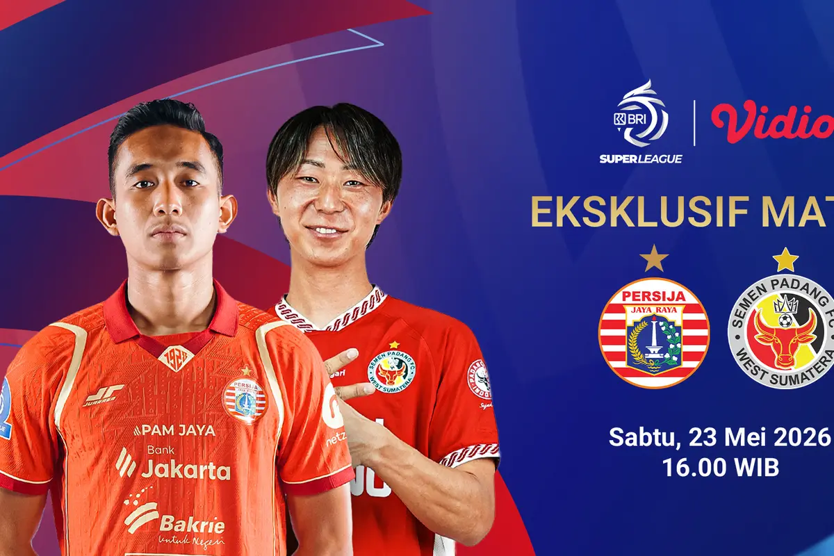 Saksikan Persija vs Semen Padang FC eksklusif di Vidio. (dok. vidio.com)