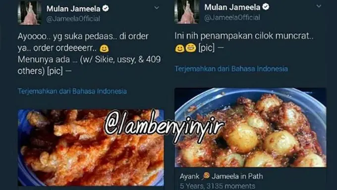 Meme Cilok Muncrat Mulan Jameela Ini Bikin Banyak Orang Merenung