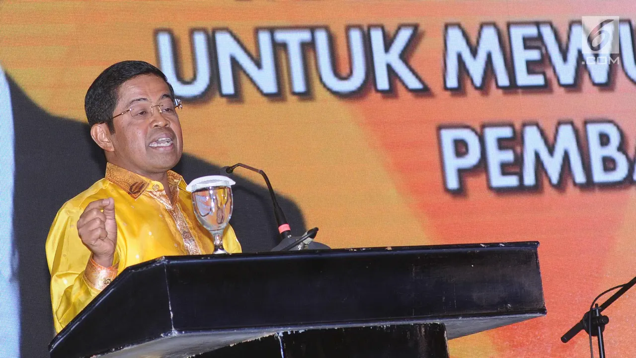 Beri Sambutan Pembuka, Plt Ketum Golkar Minta Doa Buat Setya Novanto