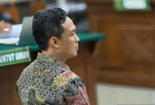 Bupati nonaktif Cilacap Syamsul Auliya Rachman (Antara)