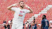 Marko Simic mencetak dua gol ketika Persija Jakarta kalah 2-3 dari Arema FC di BRI Liga 1 2023/2024. (Bola.com/Dok.Instagram Persija Jakarta).