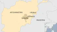 Lokasi penjara yang diserang oleh Taliban di Afghanistan. (BBC)