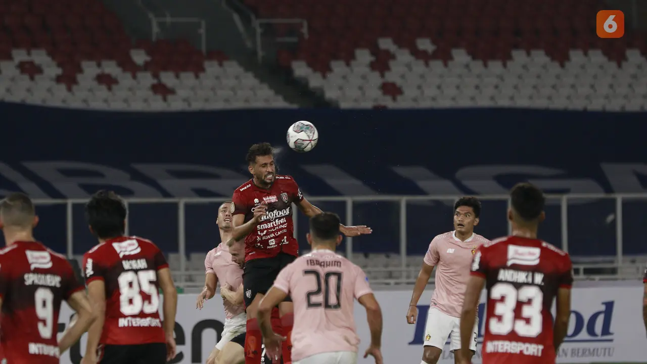 Duel Bali United Vs Persik Kediri