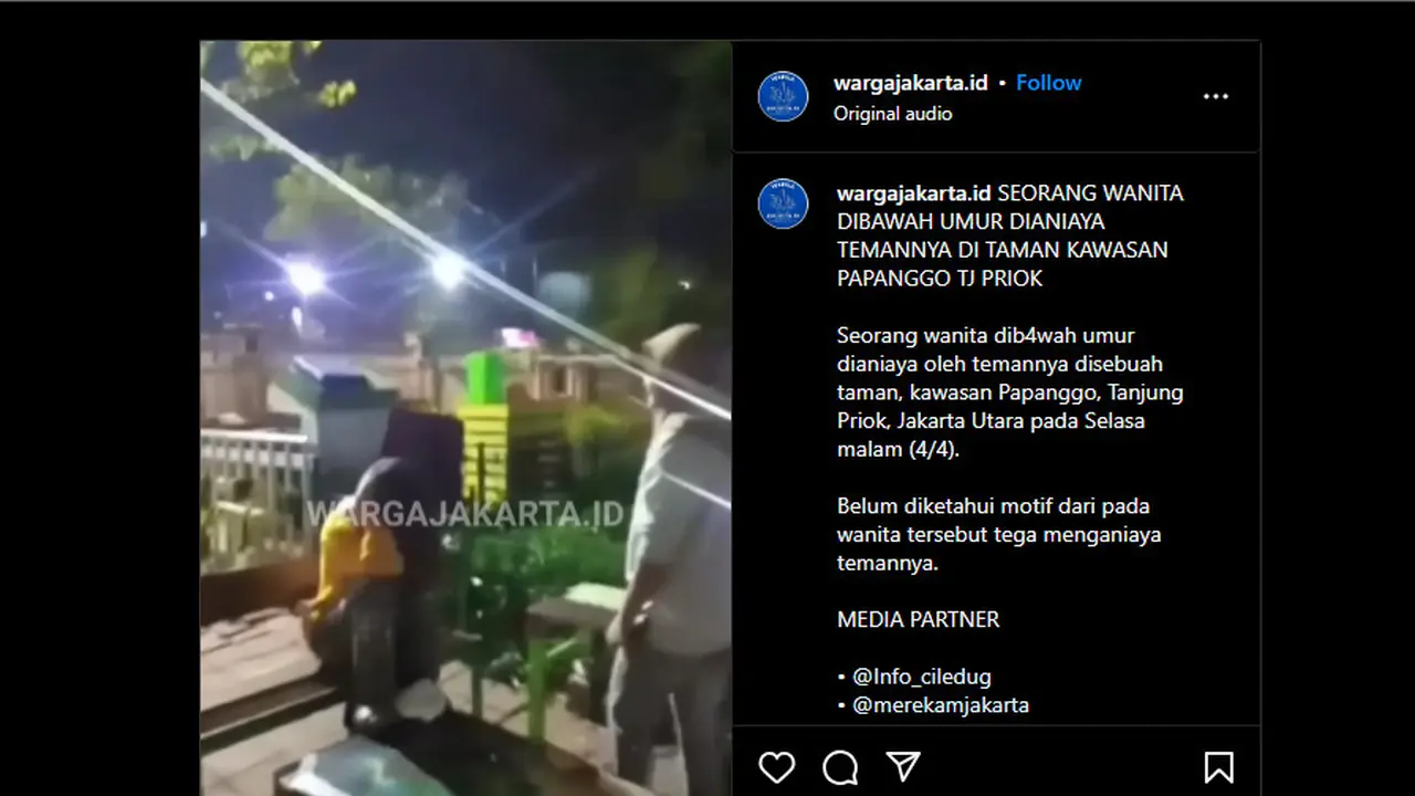 Penganiayaan remaja di Kampung Lanji Papanggo, Tanjung Priok, Jakarta Utara viral