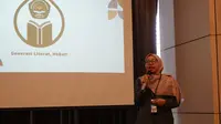 Dianita Rohmatin (30), pustakawan dari Madrasah Aliyah Negeri 1 Mojokerto, telah menunjukkan dedikasi dan inovasi yang luar biasa dalam meningkatkan minat baca di kalangan siswa. (Liputan6.com/ Dok Ist)