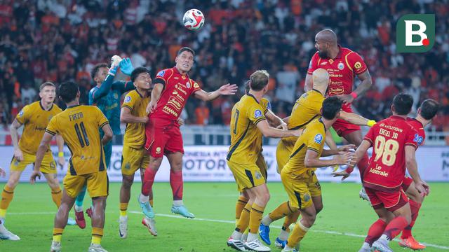 Foto: Persija Meledak-ledak Hancurkan Bhayangkara FC 3 Gol Tanpa Balas, Persaingan di Papan Atas BRI Super League Makin Panas