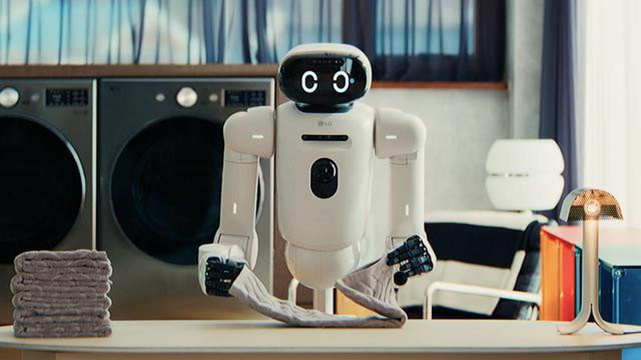 LG Luncurkan CLOiD, Robot AI yang Bisa Mencuci dan Melipat Pakaian