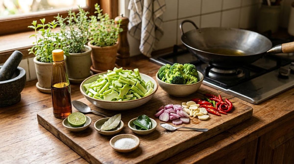 Resep Oseng Bonggol Brokoli agar Tidak Ada Bagian Sayur yang Terbuang/AI Generated