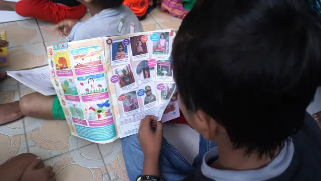 Anak-anak dengan HIV/AIDS (ADHA) di Rumah Singgah Lentera, Solo, Jawa Tengah. (Liputan6.com/Fajar Abrori)