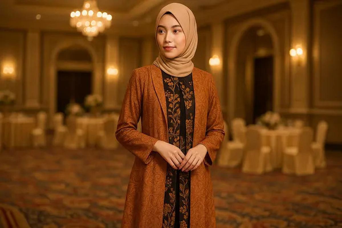6 Model Gamis Batik Pesta Mewah, Inspirasi untuk Tampil Stylish