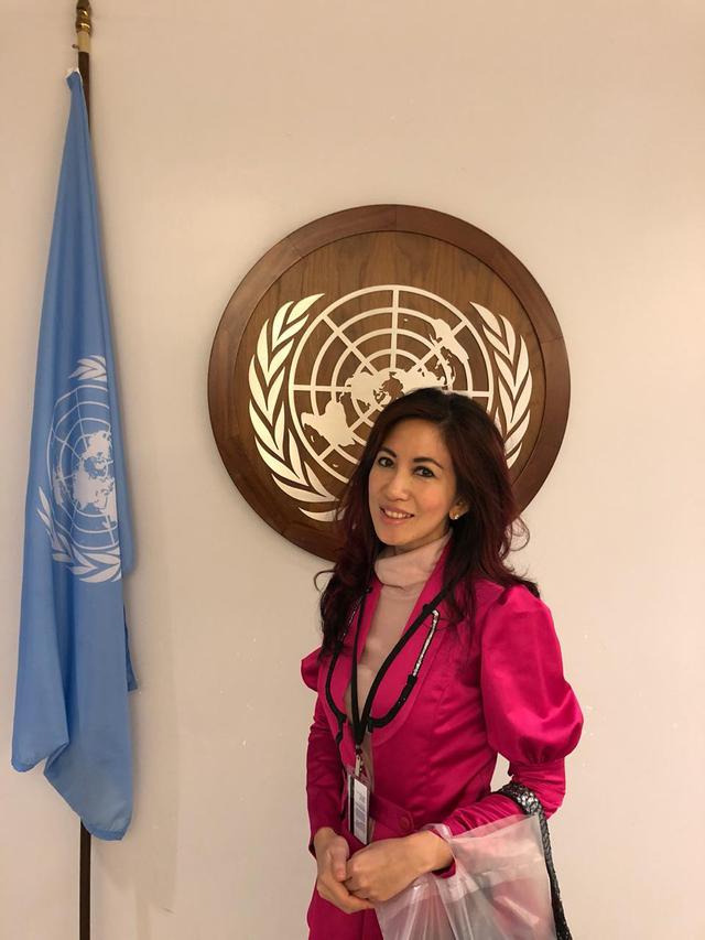 Dokter Sonia Wibisono di kantor PBB, New York (ist)