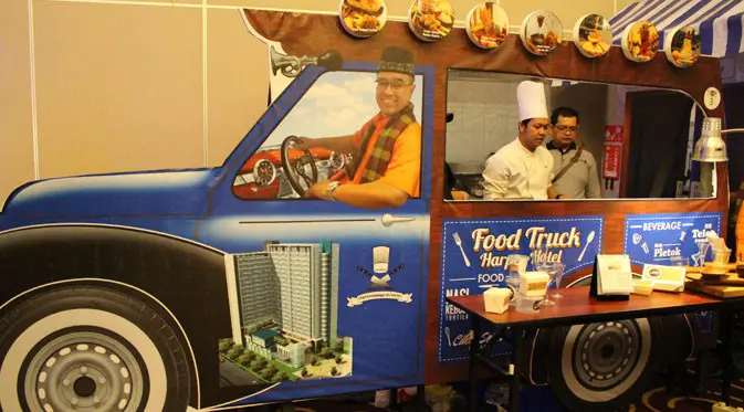 Konsep Food Truck di Culinary Festive 2017.