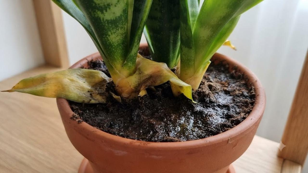 Penyebab Daun Lidah Mertua Menguning