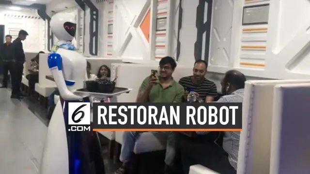 Sebuah restoran di Bangalore, India memperkenalkan enam robot untuk melayani pelanggannya. Robot dapat berinteraksi dan menyajikan makanan bagi para pelanggan.