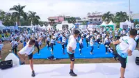 Kegiatan ProGuard ProFestival di Medan terdiri dari sesi talkshow bersama expert, olahraga yoga dan body combat bersama instruktur profesional