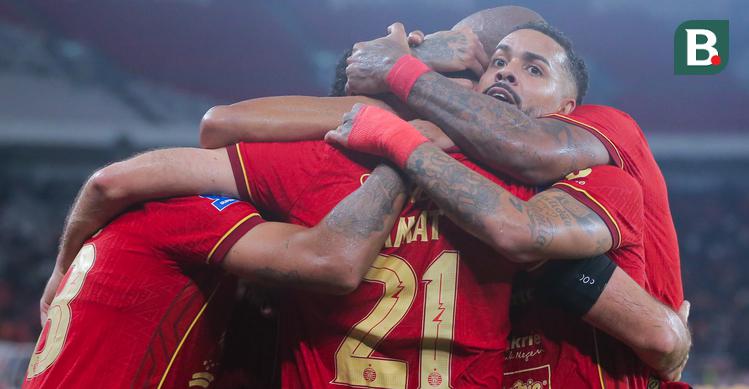 Persija Jakarta melibas Bhayangkara FC tiga gol tanpa balas dalam lanjutan BRI Super League di Stadion Utama Gelora Bung Karno (GBK) pada Senin (29/12/2025). (Bola.com/M Iqbal Ichsan)