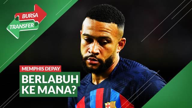 Berita video Bursa Transfer kali ini membahas Memphis Depay yang dikabarkan akan dilepas Barcelona, tetapi justru berpeluang gagal ke Juventus.