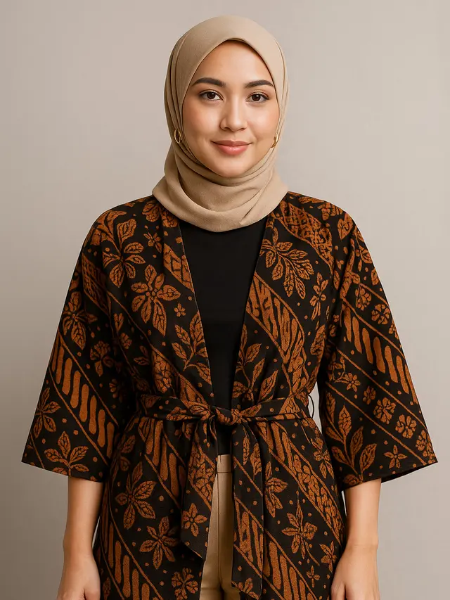 Tunik Batik Model Kimono Kekinian (Foto: ChatGPT)
