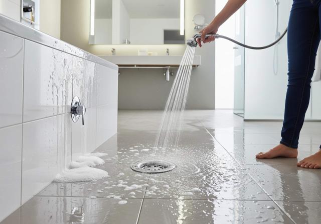 Gunakan Cairan Pembersih Lantai Khusus Dapur
