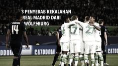 Real Madrid harus mengakui kekalahan dari Wolfsburg dalam lanjutan laga perempat final Liga Champions di Volkswagen Arena, Kamis (7/4/2016) dini hari WIB. Berikut 3 penyebab kekalahan Los Merengues dari klub asal Jerman tersebut. (Sumber: Squawka)