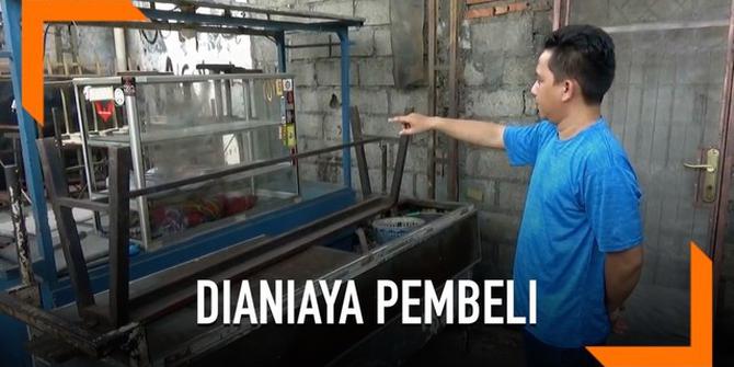 VIDEO: Lama Beri Pesanan, Tukang Pecel Lele Dianiaya Pembeli