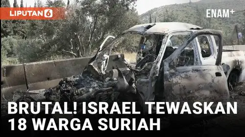 VIDEO: Serangan Udara Israel di Suriah Menewaskan 18 Orang